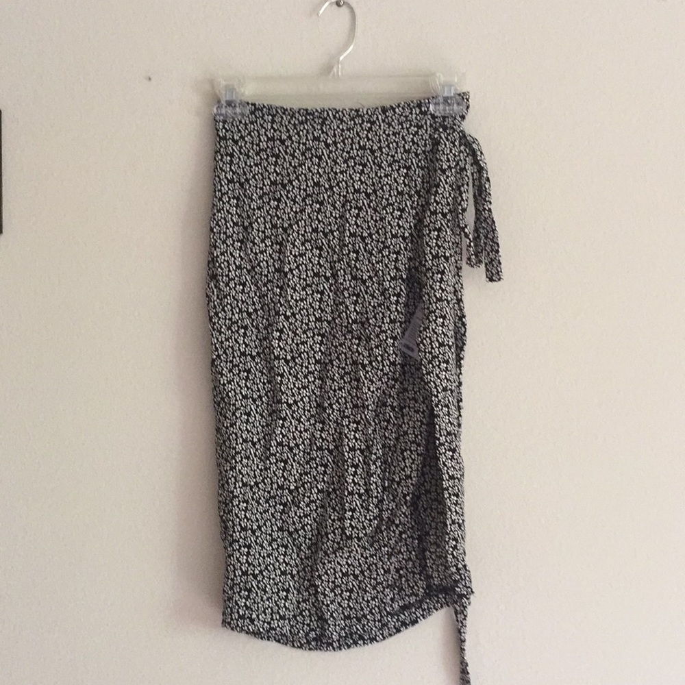 SOLD Reformation Floral Wrap Skirt